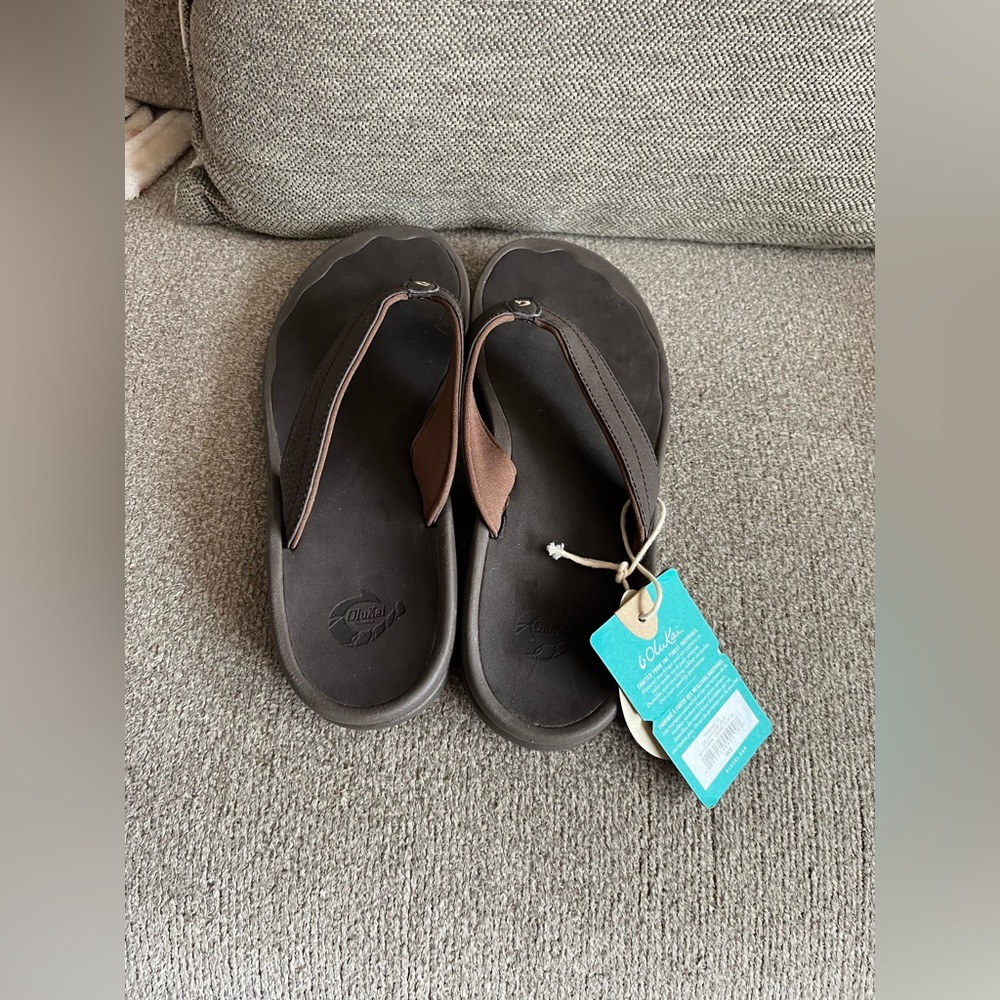 OluKai Women’s Ohana Dk Java/Dk Java Flip Flop Sa… - image 4